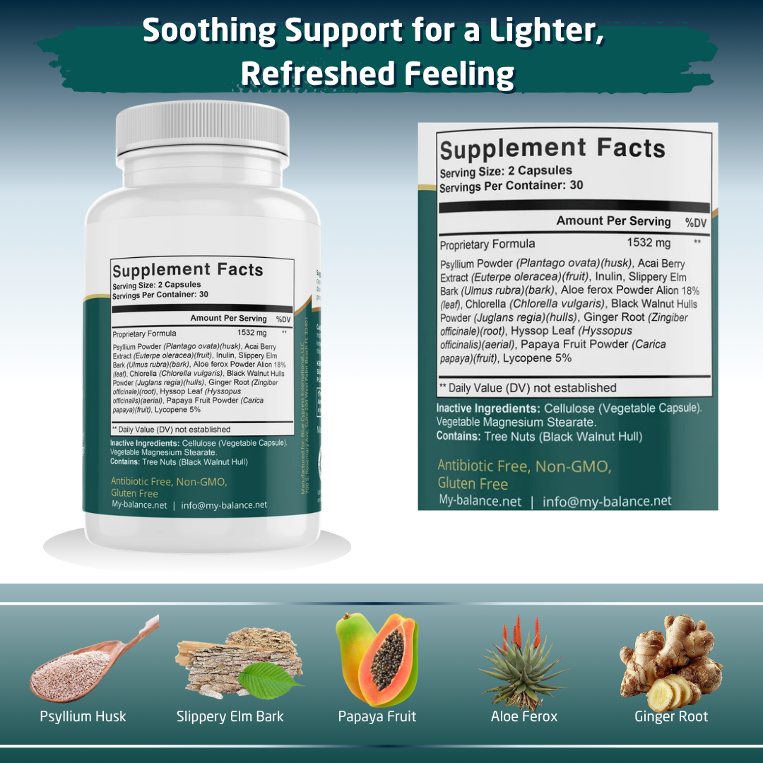 Colon Cleanse Supplement - Digestive Support - My Balance