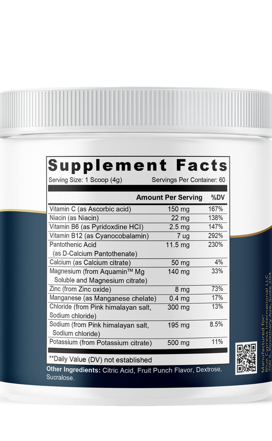 Hydration Electrolyte Drink Mix