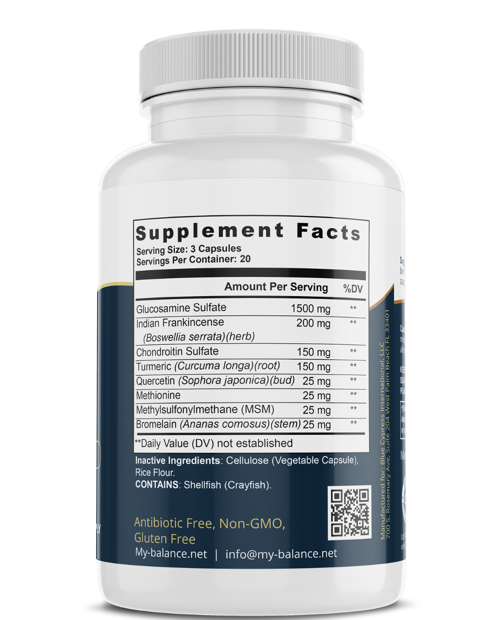 Joint Support - Glucosamine Sulfate Master Formula