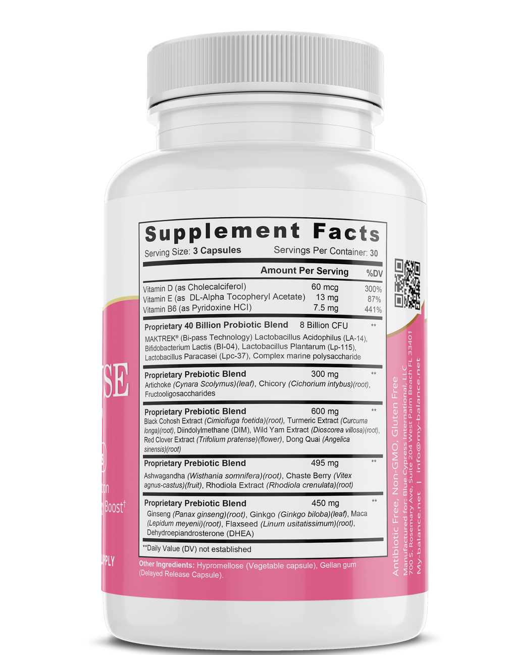 Menopause Support - A Thoughtful Blend of Ingredients